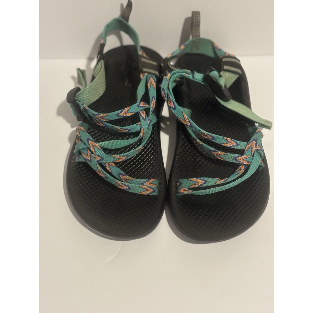 Chaco ZX1 Cloud Sandals Women's‎ Size 5 Mint Green Purple Outdoor Hiking Strappy